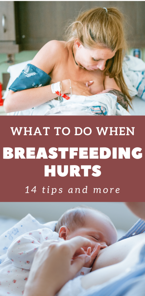 What to do when breastfeeding hurts 14 tips and more #nipplepain #nipplevasospasm #tipsforbreastfeeding #goodlatch