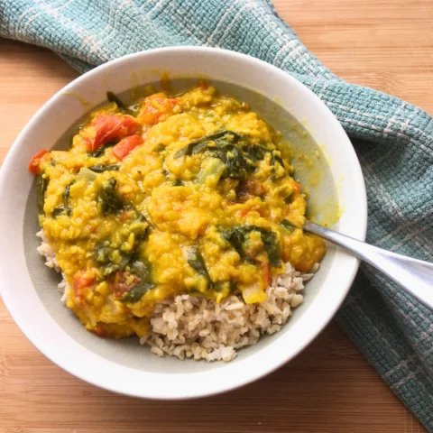 Creamy Vegan Red Lentil Curry