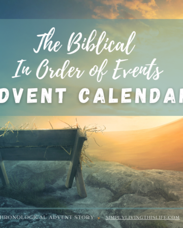 text overlaying the manger and the star of Christmas