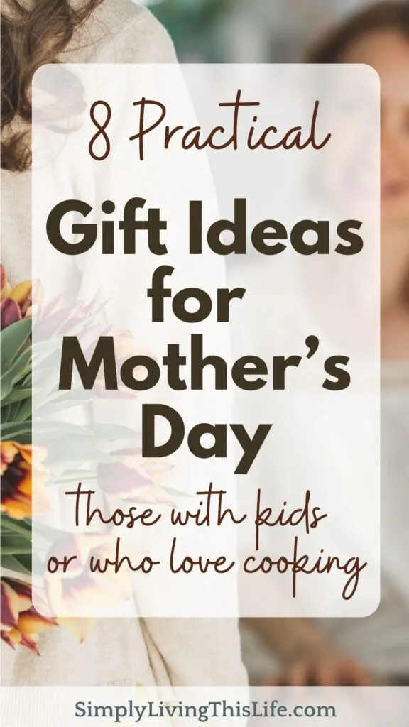 text overlaying image of a girl holding yellow flowers behind her back while you see the mom's face smiling at the girl